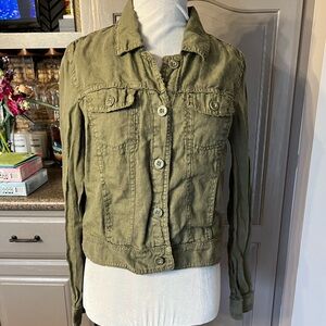 Tommy Bahama Olive Green Cargo Jacket